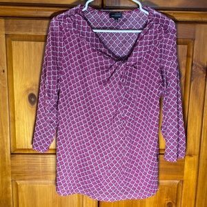 The Limited Women’s Pink Patterned Blouse